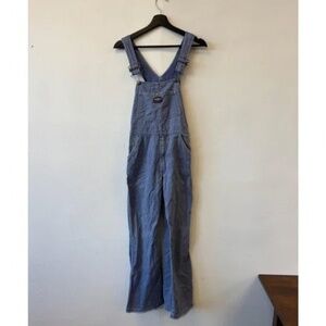 Vintage OshKosh BGosh Overalls Womens X-Small Light Blue Vestbak Denim 60s